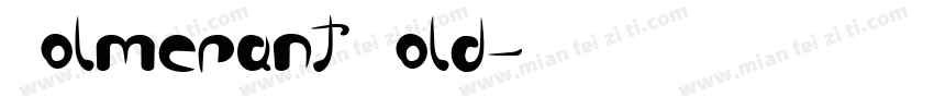 Kolmerant Bold字体转换